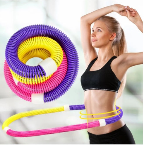 Slim & Sculpt with the Weighted Fitness Hoop