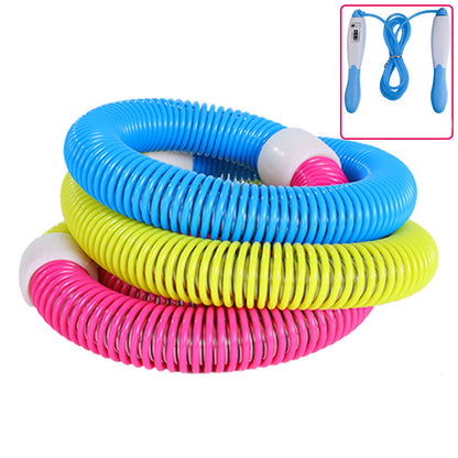Slim & Sculpt with the Weighted Fitness Hoop