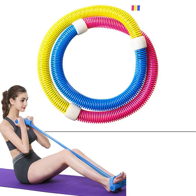 Slim & Sculpt with the Weighted Fitness Hoop