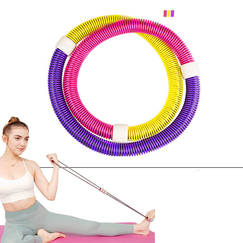 Slim & Sculpt with the Weighted Fitness Hoop