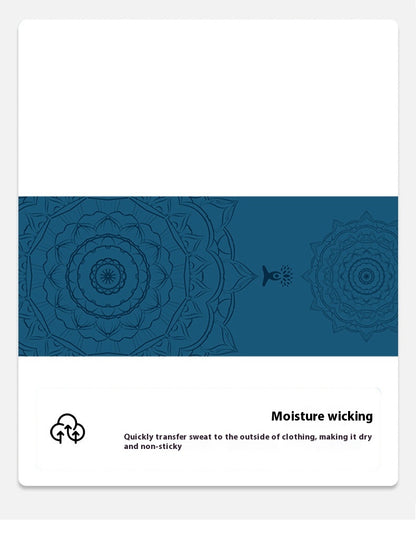 Flow in Comfort with the Non-Slip Printed Yoga Mat