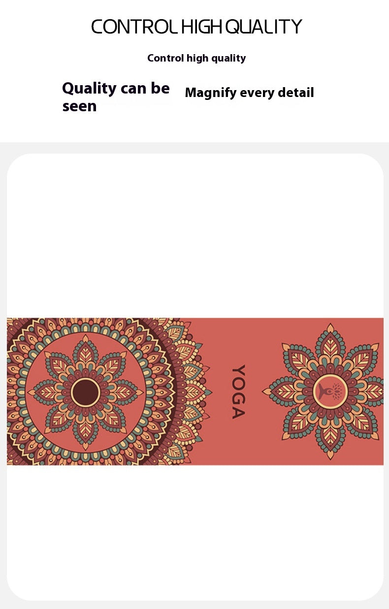 Flow in Comfort with the Non-Slip Printed Yoga Mat